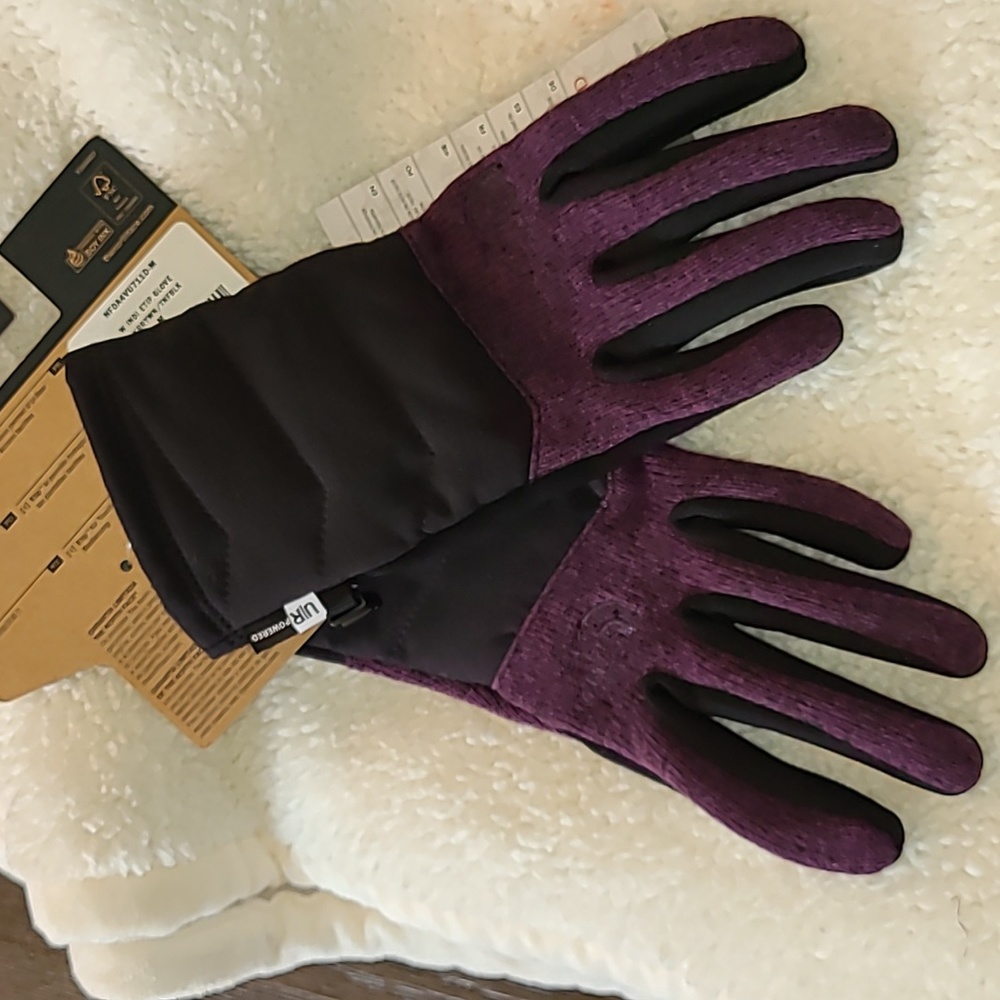 the Northface gloves